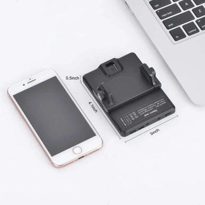 LED Portable Clip-on Selfie Light; Video Conference Lighting, 3 Lighting Modes, Suitable for iPhone Camera Laptop